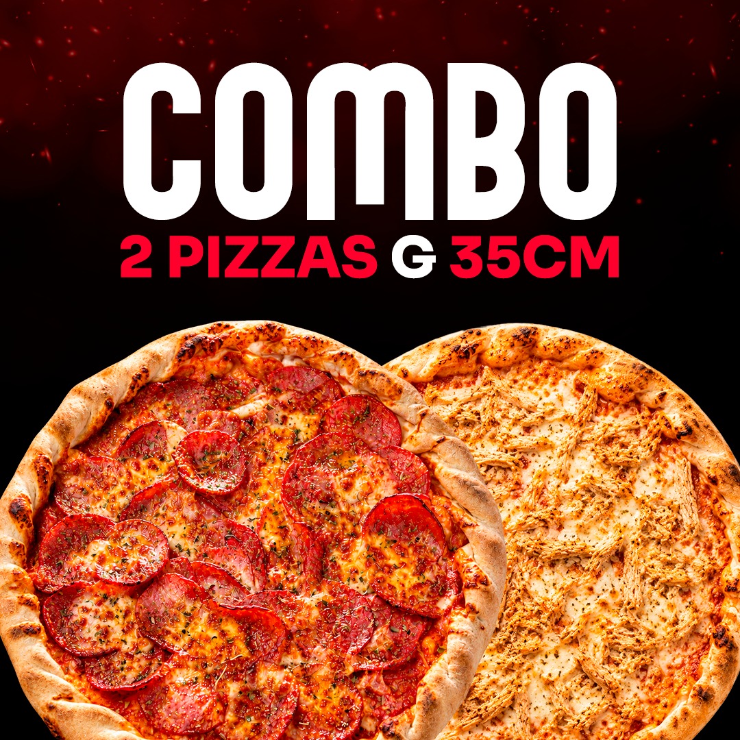 COMBO AMIGOS 2 PIZZAS 35CM