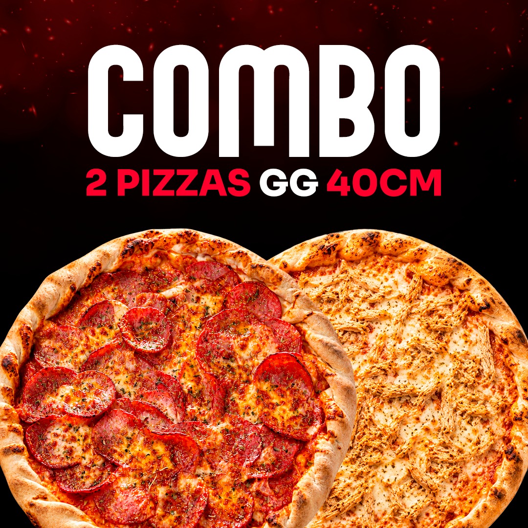 COMBO 2 PIZZAS GG 40CM